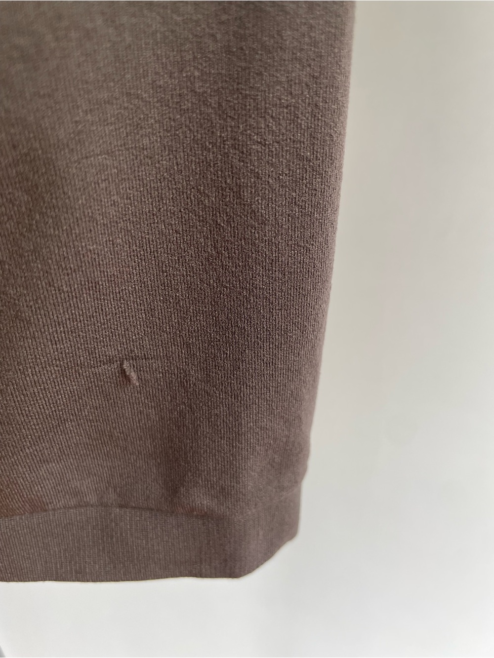 Wolford Fatal Top Sleeveless seamless slim tube top size Medium Saba grey brown - Picture 3 of 8